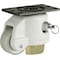 Foot Master Leveling Caster, 75 mm Polyurethane Wheel, 4 x 4-1/2 Plate, Swivel, 800 kg Cap, NBR Foot Pad, Black GD-100-F-HUP-FBL-PUS - alternate 2